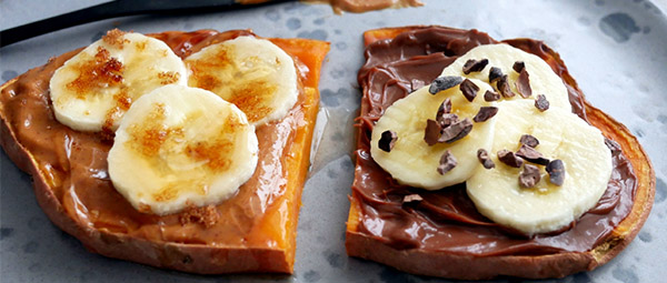 Sød kartoffel-toast